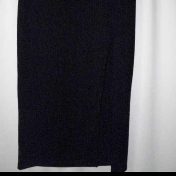 Ribbed knit pull on midi pencil Skirt - Picture 5 of 6